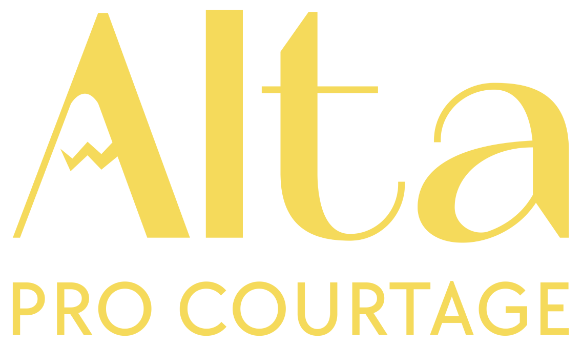 logo alta pro courtage jaune 